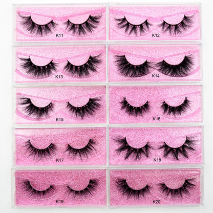 Visofree 5D Mink Eyelashes Long Lasting Mink Lashes Natural Dramatic Volume Eyelashes Extension Thick Long 3D False Eyelashes