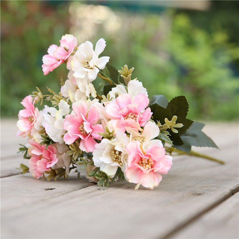 7 forks / bouquet peony fake flower silk flower peony bouquet wedding home decoration fake peony rose
