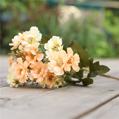 7 forks / bouquet peony fake flower silk flower peony bouquet wedding home decoration fake peony rose