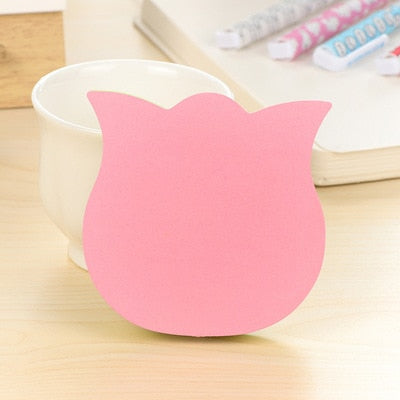 Creative Post Colour Self Stick Notes Self-adhesive Sticky Note Cute Notepads Posted Writing Pads Stickers Paper 100 Sheets/pad