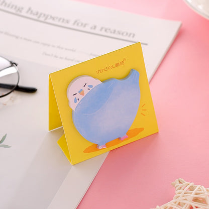 Mengtai 30sheets Cute Animal butt Sticky Notes Memo Pad Bookmarks kawaii Cat Penguin N Times Sticky Office Stationery Supply