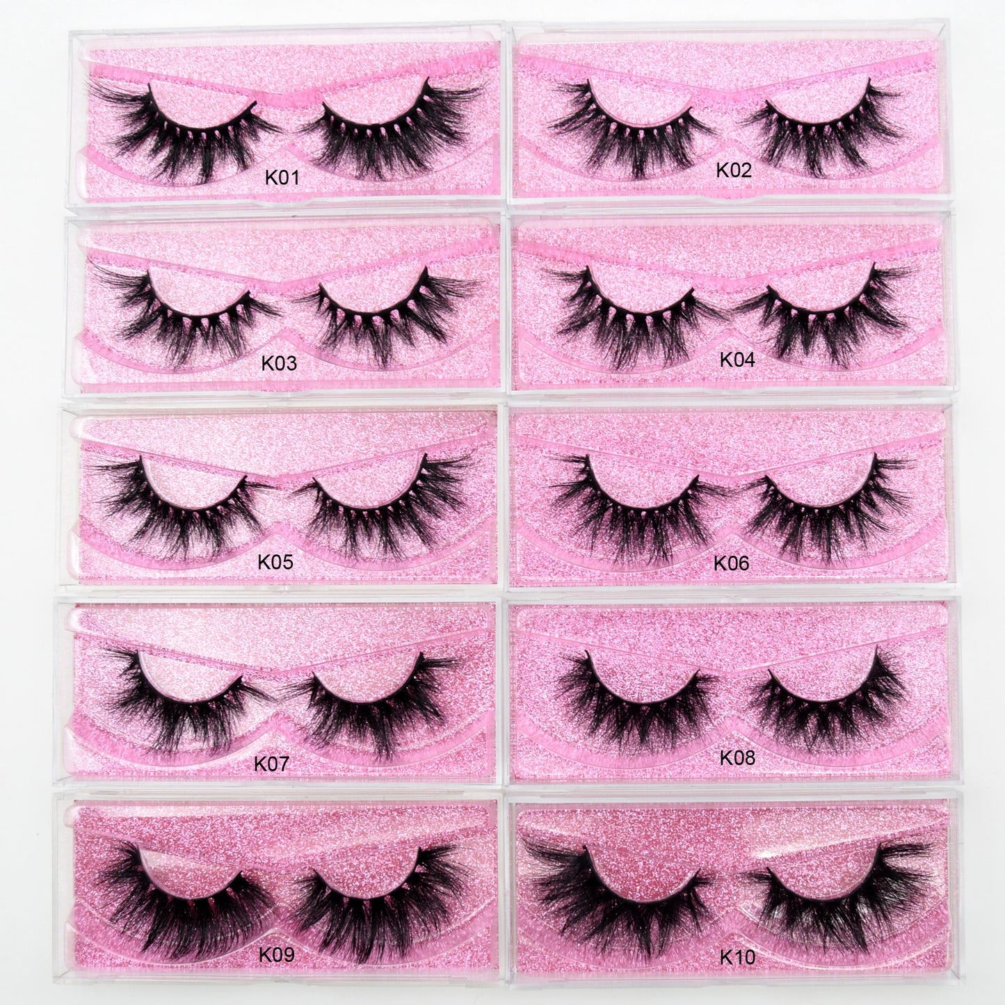 Visofree 5D Mink Eyelashes Long Lasting Mink Lashes Natural Dramatic Volume Eyelashes Extension Thick Long 3D False Eyelashes