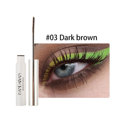 Color Mascara Waterproof Fast Dry Eyelashes Curling Lengthening Makeup Eye Lashes Blue Green Red Purple Black White Ink Mascara