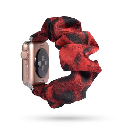 Scrunchie Elastic Watch Straps Watchband for Apple Watch Band Series 7 6 5 4 38mm 40mm 42mm 44mm for iwatch 45/41mm Bracelet