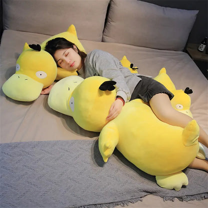 Kawaii Giant Psyduck Plush Yellow Duck Big Size Soft Pillow Home Decoration Sofa Doll Toys for Children Girlfriend Gift