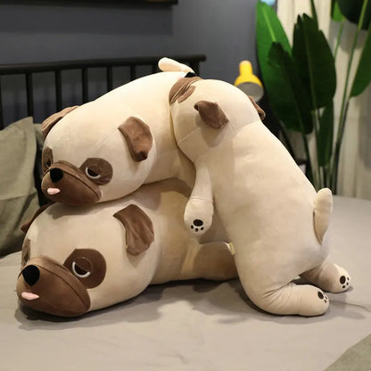Hot 55-90cm Big Size New Cute Animal Kawaii Pug Dog Plush Toys Sleep Pillow Boys Birthday Gift Girl Xmas Valentine's