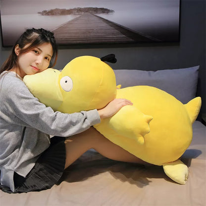 Kawaii Giant Psyduck Plush Yellow Duck Big Size Soft Pillow Home Decoration Sofa Doll Toys for Children Girlfriend Gift