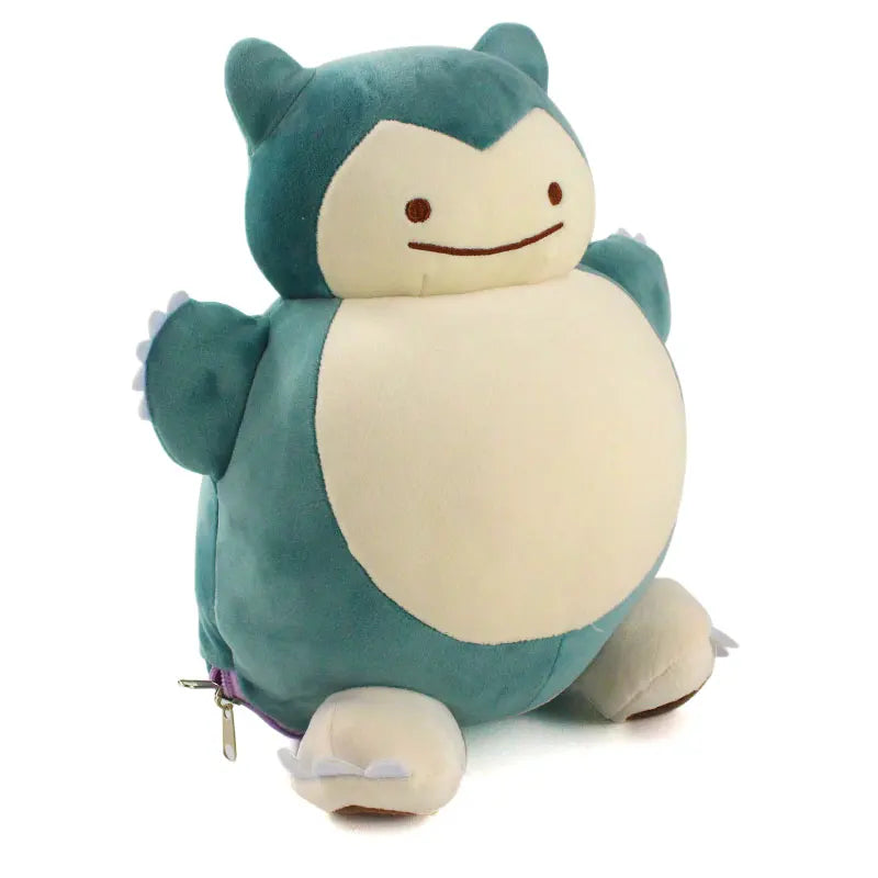 32cm Pokemon Anime Snorlax Green Cat Ditto Transform Inside-Out Cushion Pillow Plush Soft Stuffed Toy Doll Kids Gift