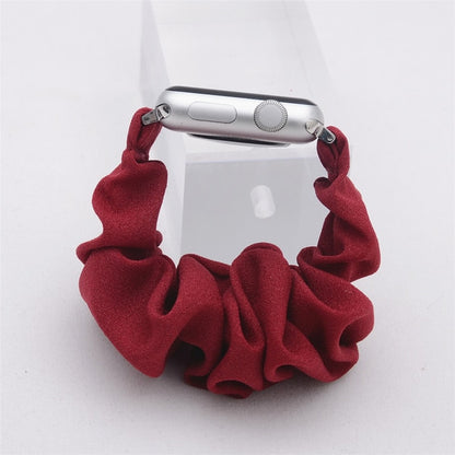 Scrunchie Elastic Watch Straps Watchband for Apple Watch Band Series 7 6 5 4 38mm 40mm 42mm 44mm for iwatch 45/41mm Bracelet