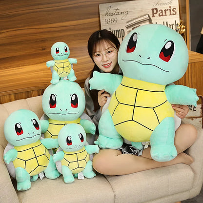 Cute Squirtle Stuffed Animal Plush Toys Soft Doll Plushies Kawaii Blue Tortoise Turtle Sofa Pillow Childrens Kids Birthday Gift