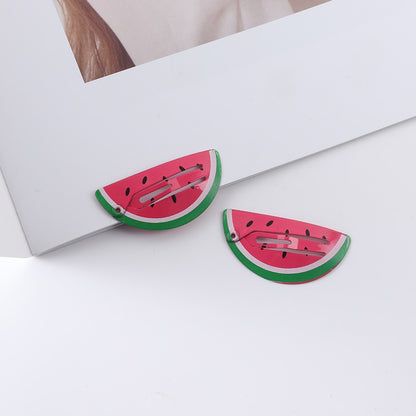 New Girls Cartoon Pattern Hairpins Cute Animal Rainbow Sweet Hair Clips Kids BB Clips Hair Accessories Fashion Barrettes Gift