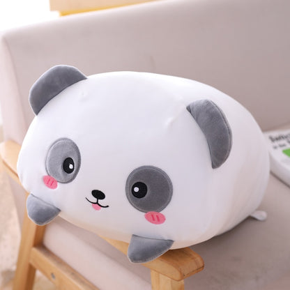 18-28CM Soft Cartoon Pillow Plushies Cushion Cute Fat Dog Cat Totoro Penguin Pig Frog Plush Toy Stuffed Animal Lovely Kids Birthday Gift