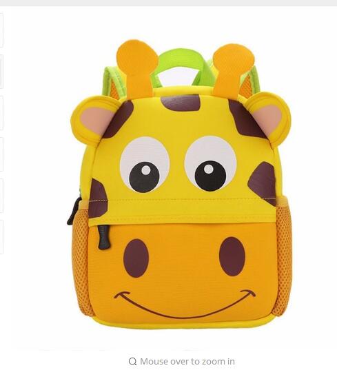 New Kawaii Stuffed Plush Kids Baby Toddler School Bags Backpack Kindergarten Schoolbag for Girls Boys 3D Cartoon Animal Backpack