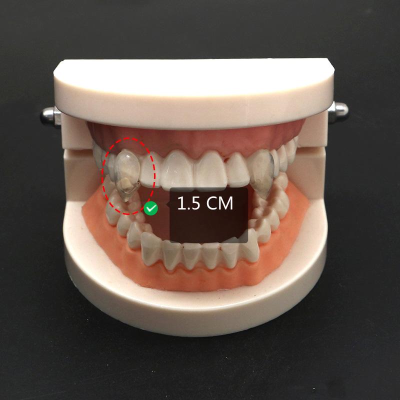 1 Pair Vampire Teeth Fangs Dentures Props Halloween Costume Props False Teeth Solid Glue Denture Adhesive Halloween Party Decor