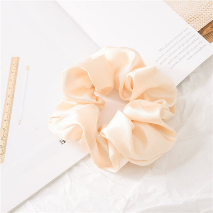 Sweet Embroidery Flowers Mesh Scrunchies Women Romantic Pink Blue Hair Rope Transparent Tulle Organza Hair Ties Hair Accessories