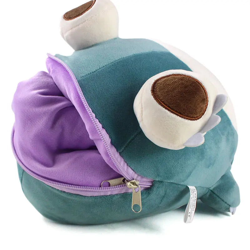 32cm Pokemon Anime Snorlax Green Cat Ditto Transform Inside-Out Cushion Pillow Plush Soft Stuffed Toy Doll Kids Gift