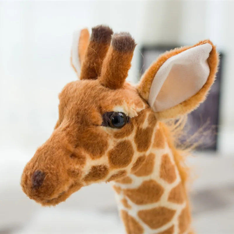 50-120cm Giant Real Life Giraffe Plush Toys High Quality Stuffed Animals Dolls Soft Kids Children Baby Birthday Gift Room Decor