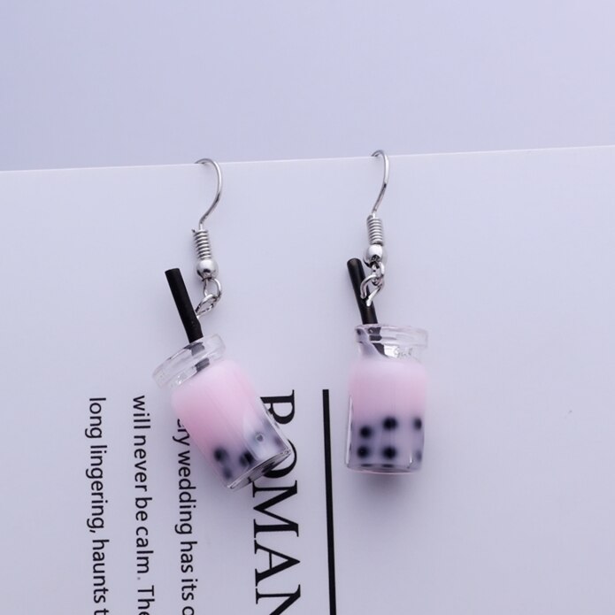 Creative Cute Candy Colorful Animal Gummy Bear Earrings Minimalism Cartoon Design Female Ear Hooks Danglers Jewelry Kids Gift