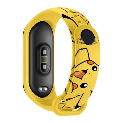 New Pokemon Electronic Watch Pikachu Cartoon Digital Electronic Waterproof LED Bracelet Wristband Kids Toy Christmas Gift Clock