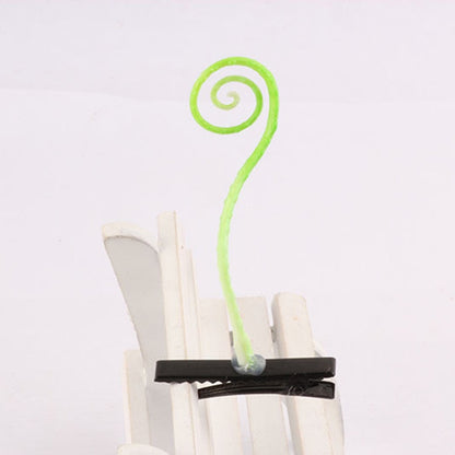 1PC Funny Show Bean Sprout Bobby Hairpin Flower Plant Hair Clips For Kids Girls Women Hair Styling Tool