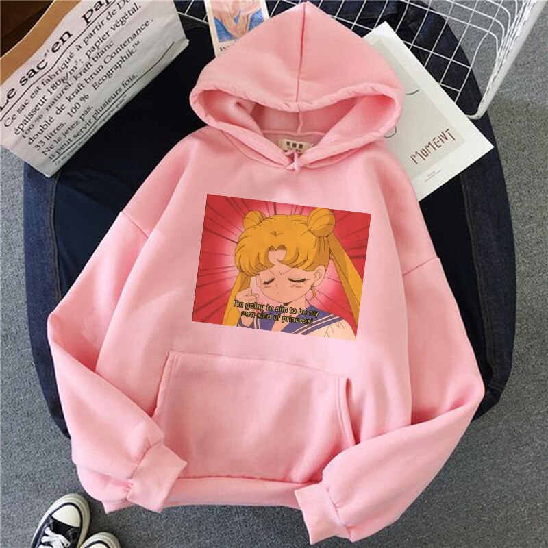 women hoodie kawaii funny ulzzang Sweatshirt harajuku korean style Graphic female clothes Hoodies fashion grunge