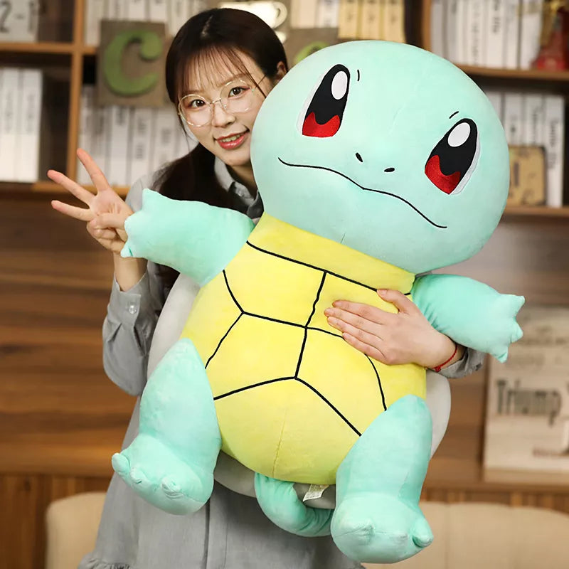 Cute Squirtle Stuffed Animal Plush Toys Soft Doll Plushies Kawaii Blue Tortoise Turtle Sofa Pillow Childrens Kids Birthday Gift