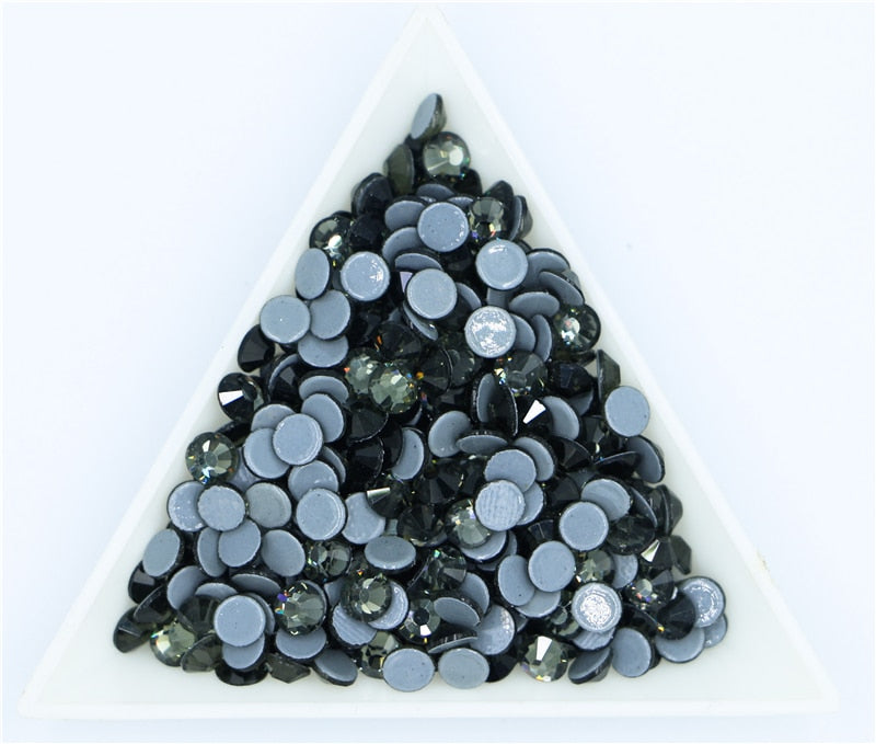 SS6-SS30 40Colors Crystal AB Better DMC Hot Fix Rhinestones,Glass Strass Hotfix Iron On Rhinestones Sewing & Fabric Decorations