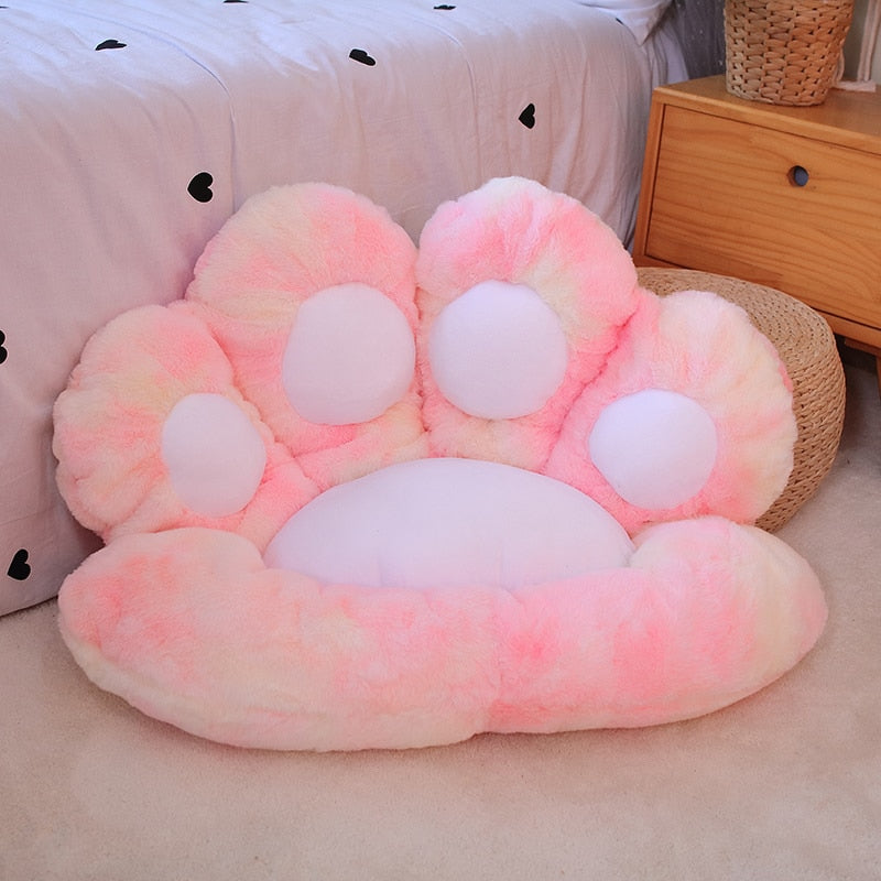 Kawaii Paw Pillow Animal Seat Cushion Stuffed Cat Paw Flower Pillow Plush Sofa Indoor Floor Home Chair Decor Children Gift