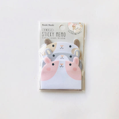 45 Sheets/Pack Kawaii Penguin Pig Bear Cat Memo Pads Student Stationery School Office Supply