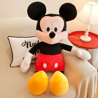 GIANT Mickey Mouse Plush Toy 100cm Minnie Stuffed Animal Big Plushies Huge Large Soft Doll Birthday Christmas Gifts for Kids