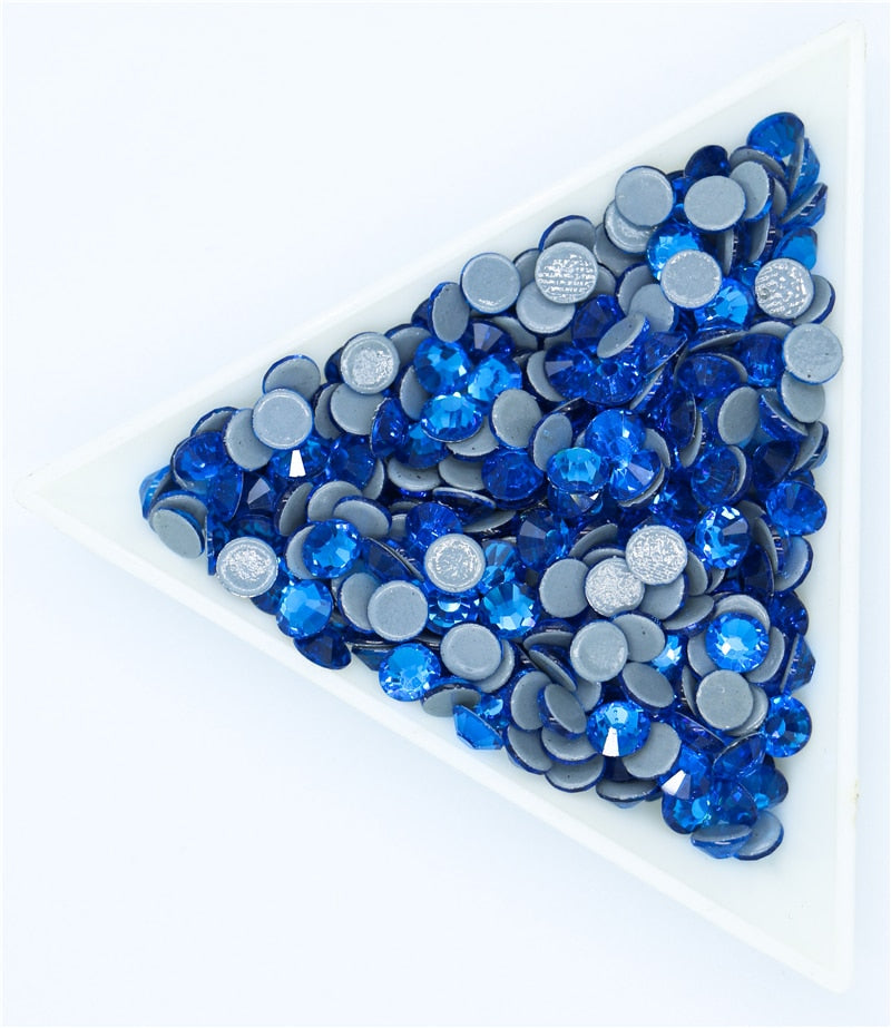 SS6-SS30 40Colors Crystal AB Better DMC Hot Fix Rhinestones,Glass Strass Hotfix Iron On Rhinestones Sewing & Fabric Decorations