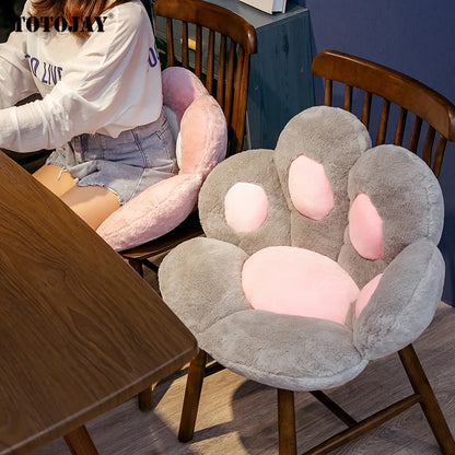 Cat Paw Pillow Plush Bear Dog Seat Gamer Chair Cushion Sofa Throw Stuffed Animal Plushies Home Decor Winter Children Girls Birthday Gift