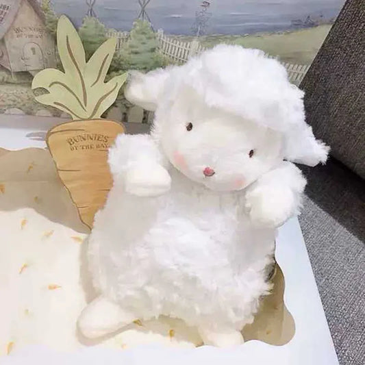Sheep Plush Toy Baby Lamb Stuffed Animal Soft Doll Plushies White Fluffy Kawaii Cute Girls Children Kids Birthday Gift
