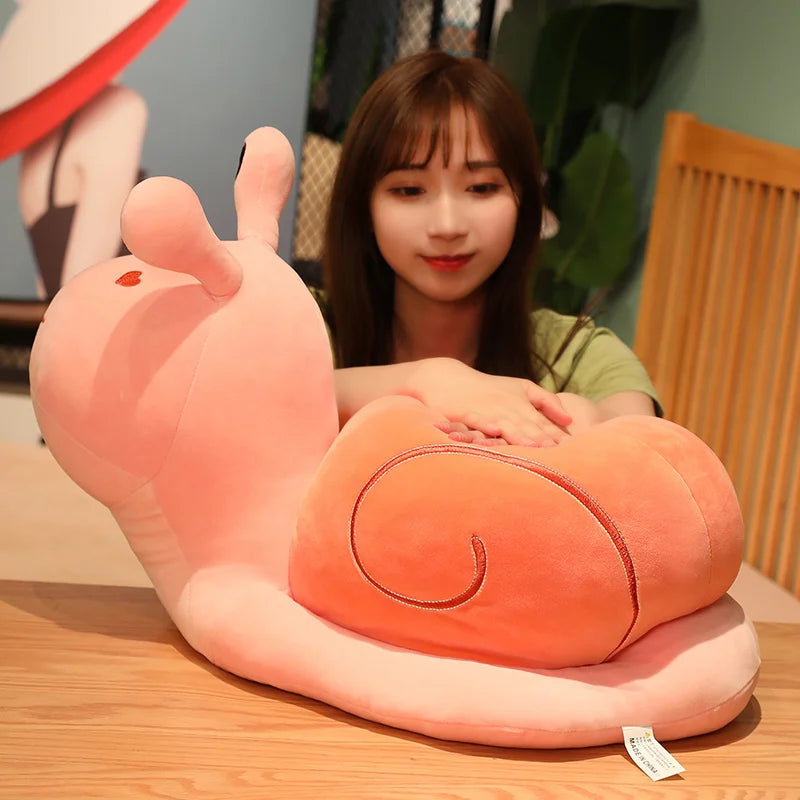 20-30cm Cartoon Snails Plush Toys Lovely Animal Pillow Stuffed Soft Kawaii Snail Dolls Sofa Cushion Cute Birthday Gift for Girls