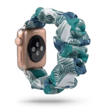 Scrunchie Elastic Watch Straps Watchband for Apple Watch Band Series 7 6 5 4 38mm 40mm 42mm 44mm for iwatch 45/41mm Bracelet