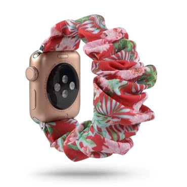 Scrunchie Elastic Watch Straps Watchband for Apple Watch Band Series 7 6 5 4 38mm 40mm 42mm 44mm for iwatch 45/41mm Bracelet