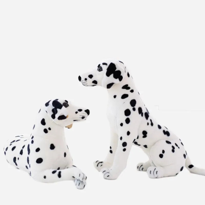 Stuffed Animals Dog Dalmatian Plush Toy Lifelike Giant Dog Toy Realistic Animal Kids Toys Gift For Children