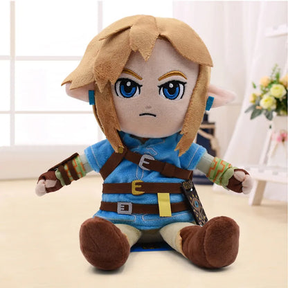 New Arrival Legend of Zelda Breath of the Wild Link Plush Toys Cartoon Boy With Sword Video Game Soft Stuffed Doll for Kids Child Best Gift