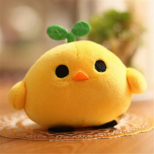 1PCS Expression Chicken Plush Toys Small Pendant Korean Version Of The Cute Chickens Stuffed Toy Activity Gift 10CM