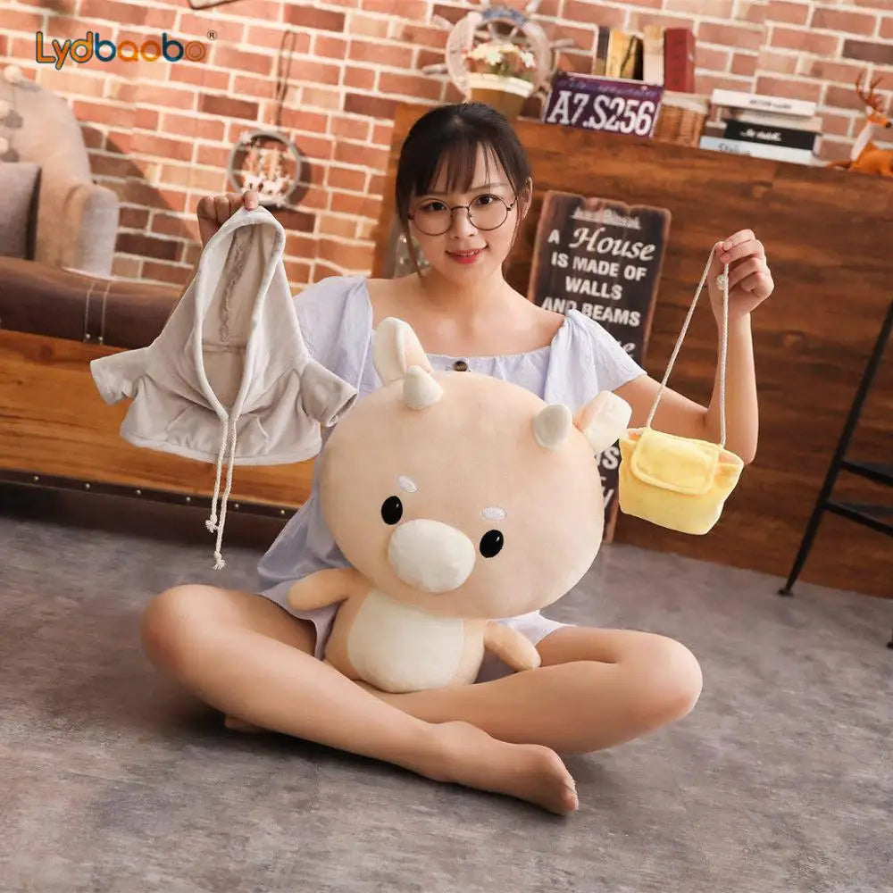 1pc Giant TV Lovely Whats Wrong With Secretary Kim Hard Caw Pet Doll Plush Korean Drama Cow Stuffed Child Kid Toy Birthday Gift