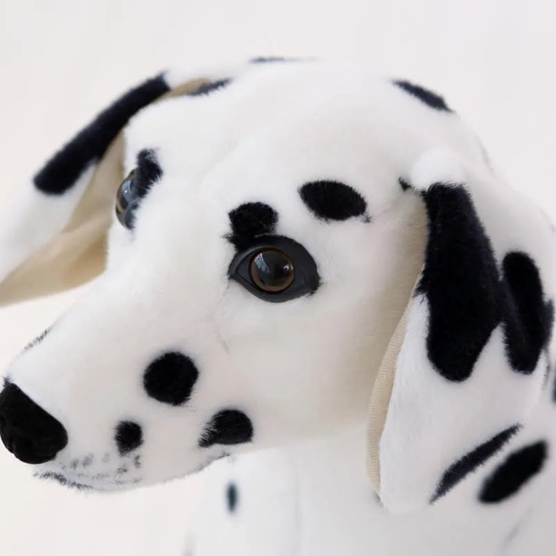 Stuffed Animals Dog Dalmatian Plush Toy Lifelike Giant Dog Toy Realistic Animal Kids Toys Gift For Children