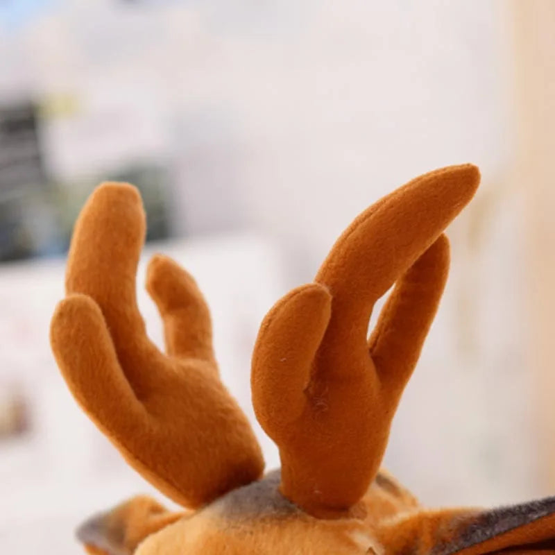 Giant Deer Plush Toy Lifelike Sika Deer Toy Real Life Stuffed  Animals Toys for Children Home Decor