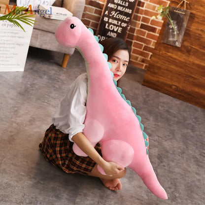 GIANT Brachiosaurus Stuffed Animal 100cm Long Neck Dinosaur Plush Toy Dino Plushies Soft Doll Children Kids Birthday Gift