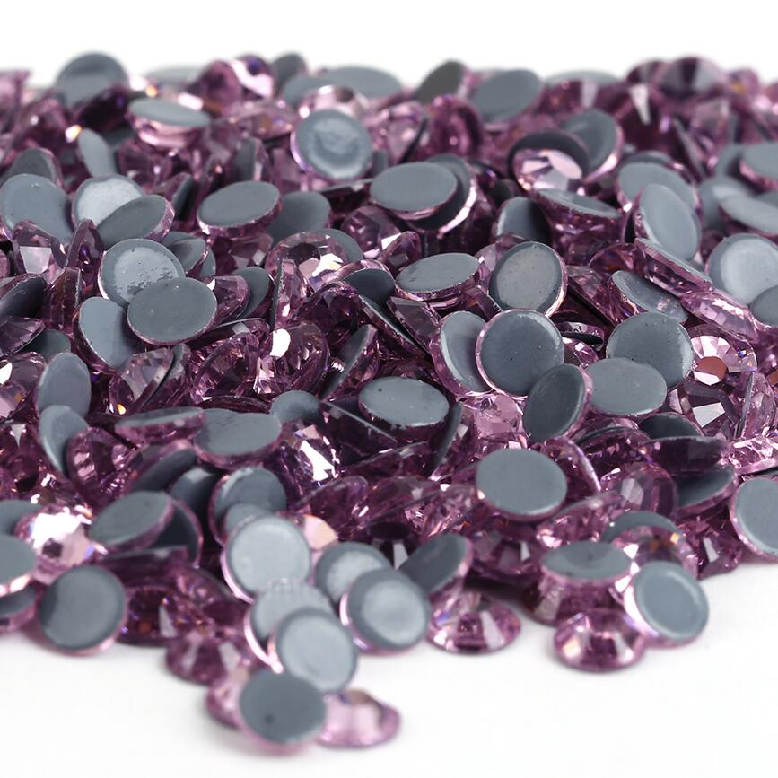 SS6-SS30 40Colors Crystal AB Better DMC Hot Fix Rhinestones,Glass Strass Hotfix Iron On Rhinestones Sewing & Fabric Decorations