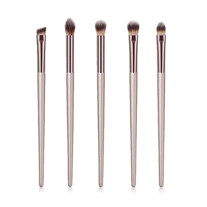 4/10pcs Champagne makeup brushes set for cosmetic foundation powder blush eyeshadow kabuki blending make up brush beauty tool