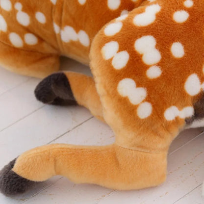 Giant Deer Plush Toy Lifelike Sika Deer Toy Real Life Stuffed  Animals Toys for Children Home Decor