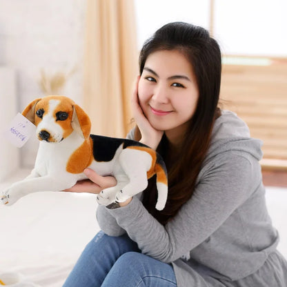 30-90cm Giant Beagle Dog Toy Realistic Stuffed Animals Dog  Plush Toys Gift For Children Home Decor