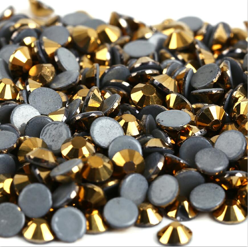 SS6-SS30 40Colors Crystal AB Better DMC Hot Fix Rhinestones,Glass Strass Hotfix Iron On Rhinestones Sewing & Fabric Decorations
