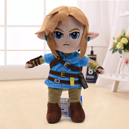 New Arrival Legend of Zelda Breath of the Wild Link Plush Toys Cartoon Boy With Sword Video Game Soft Stuffed Doll for Kids Child Best Gift