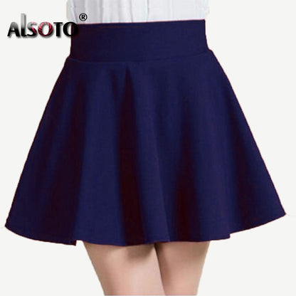 Winter and Summer Style Brand Women Skirt Elastic Faldas Ladies Midi Skirts Girl Mini Short Skirts Saia Feminina